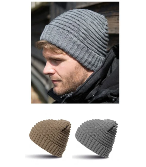 Result RC376 Braided Fleece Lined Hat